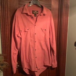 Harley Davidson button shirt